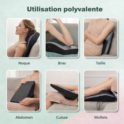 Masseur Shiatsu Chauffant  – Utilisation polyvalente