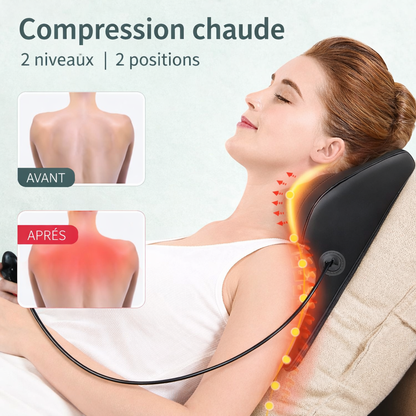 Masseur Shiatsu Chauffant  – Utilisation polyvalente
