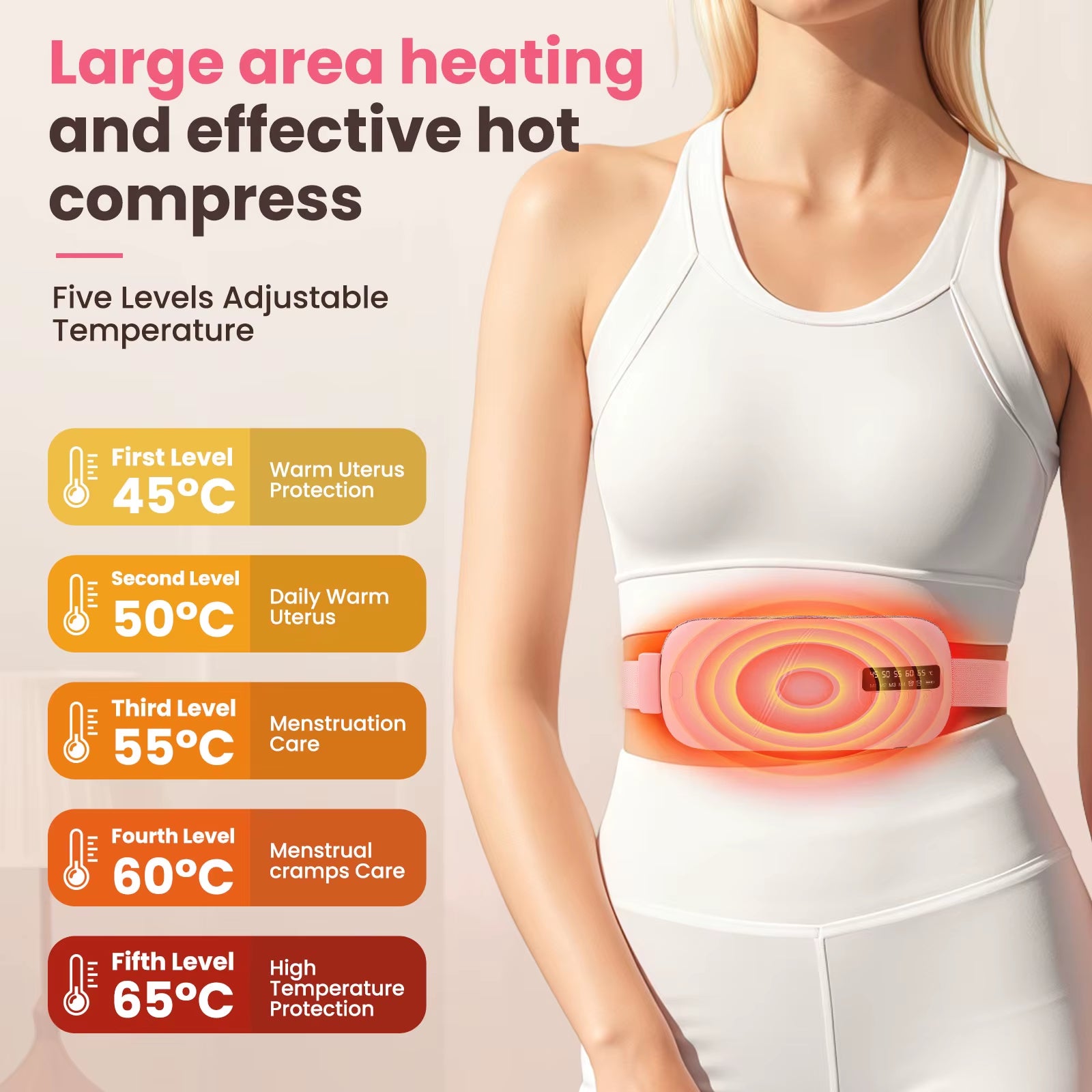 Discomfort Periods Massager Heater