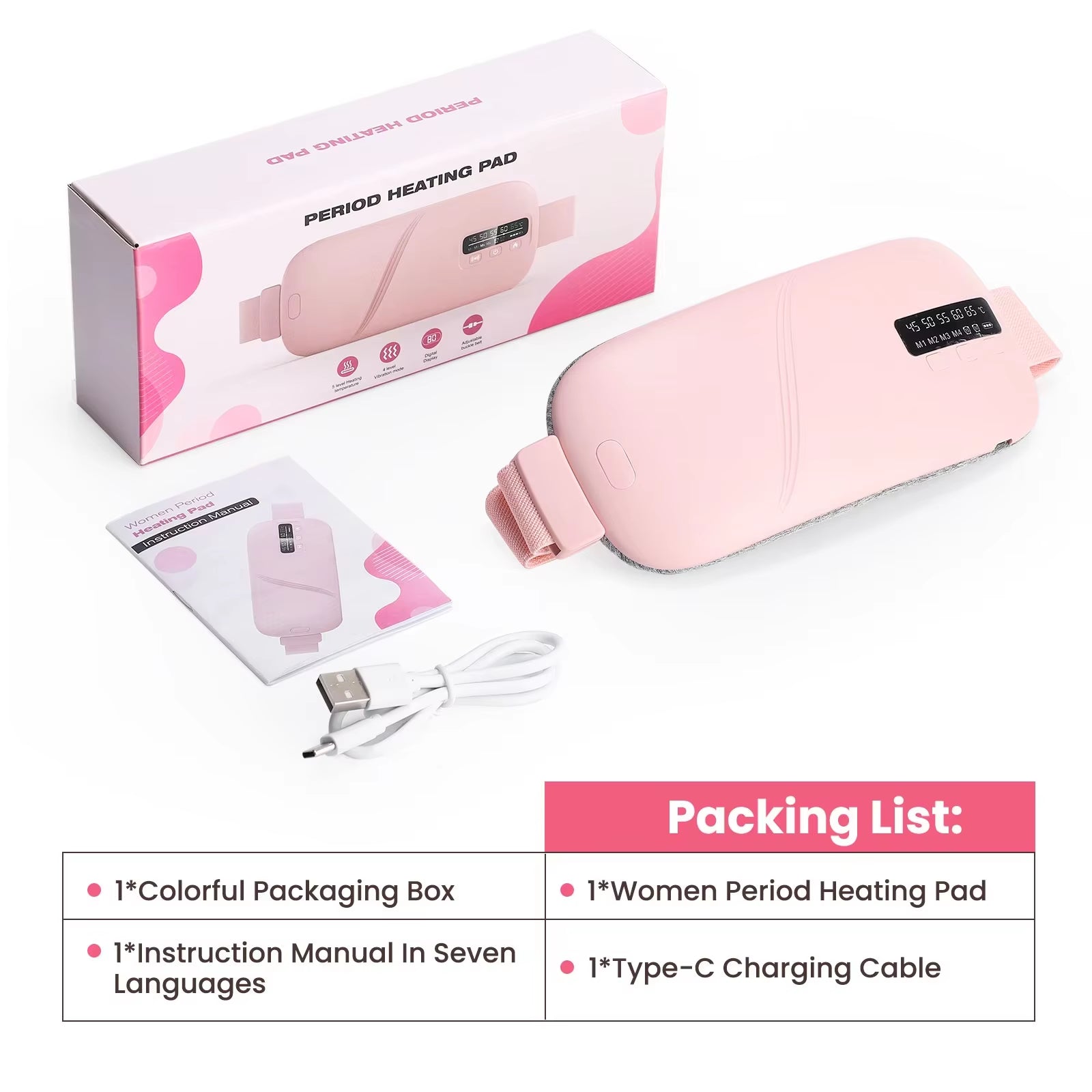 Discomfort Periods Massager Heater